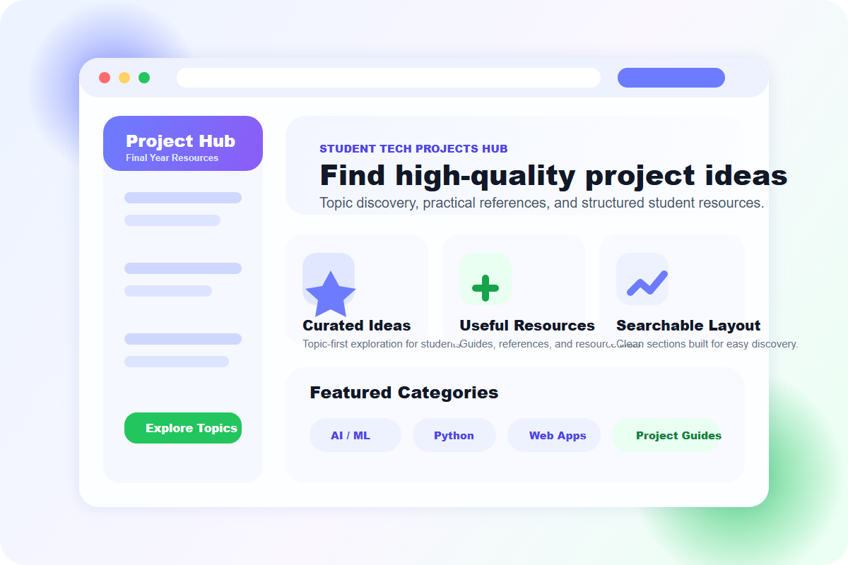Student Tech Projects Hub preview